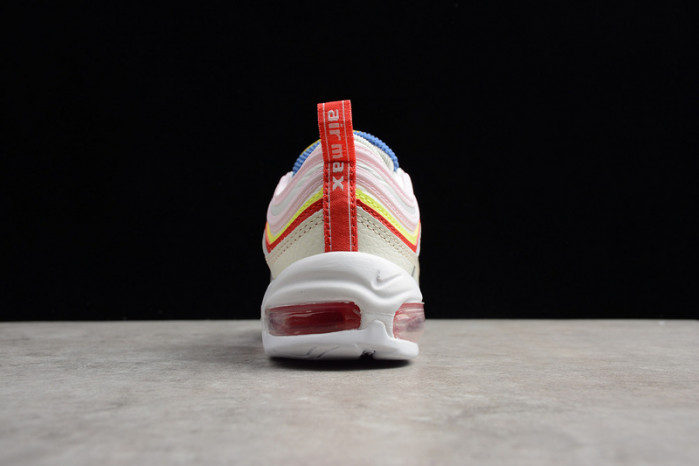 NIKE AIR MAX 97 SE “CORDUROY” SAIL/VOLT GLOW/ARCTIC PINK WOMENS AQ4137-101