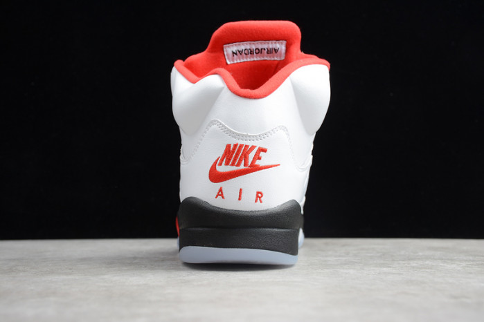Air Jordan 5 Retro Fire Red Silver Tongue (2020)  DA1911-102